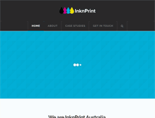 Tablet Screenshot of inknprint.com.au